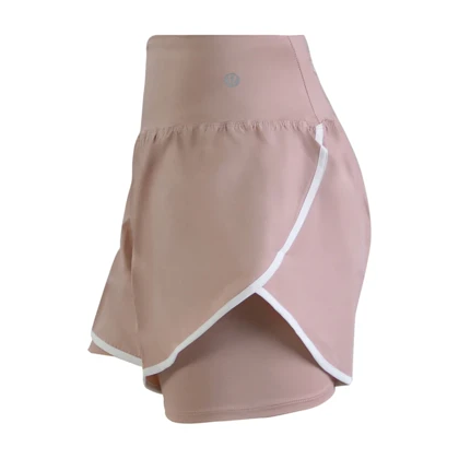 شلوارک کشاله دار ورزشی زنانه لولولمون مدل 026 گلبهی