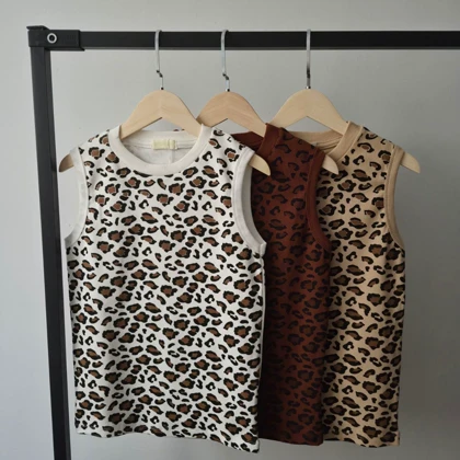 (سایز بزرگ) تاپ پلنگی قواره دار