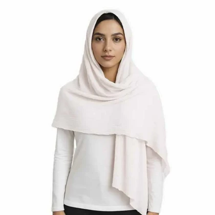 شال پلیسه طرح سنگ شور زنانه - 39251307