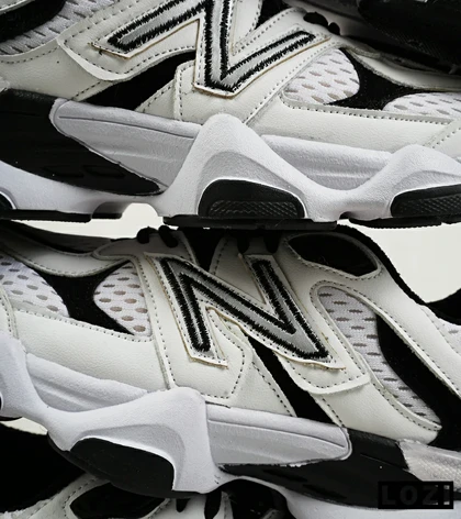 کفش کتانی مردانه و زنانه سفید مشکی NEW BALANCE 9060