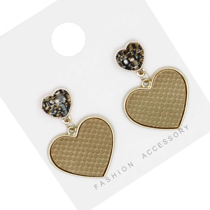 گوشواره فانتزی مدل قلب