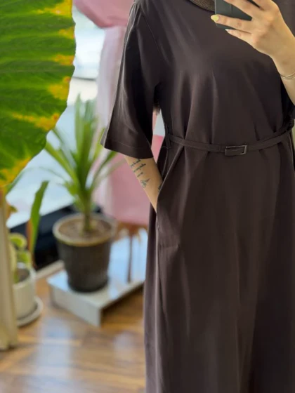 پیراهن جلو زیپ سیلک_4005