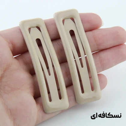 گیره مو دخترانه طرح تق تقی مستطیل