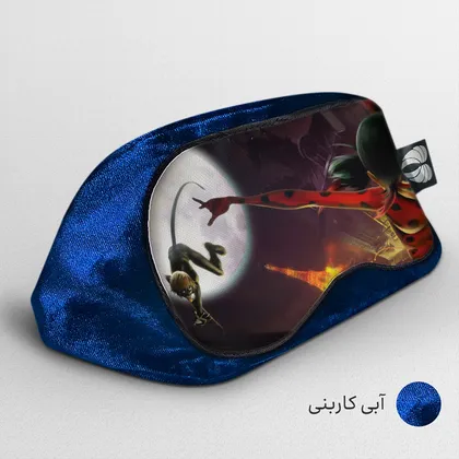 چشم بند بچگانه کاوا ماسک مدل دختر کفشدوزکی کد16