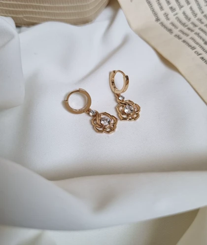 گواره ژوپینگ طرح طلا گل و قلب