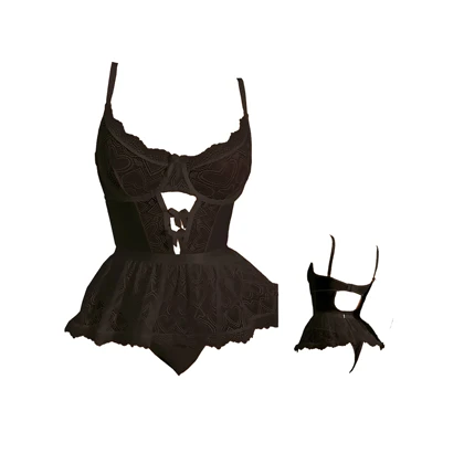 بادی فانتزی فنردار مشکی برند سولین کد 1126