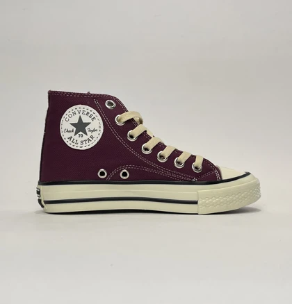 کفش روزمره آلستار کانورس زرشکی بنفش