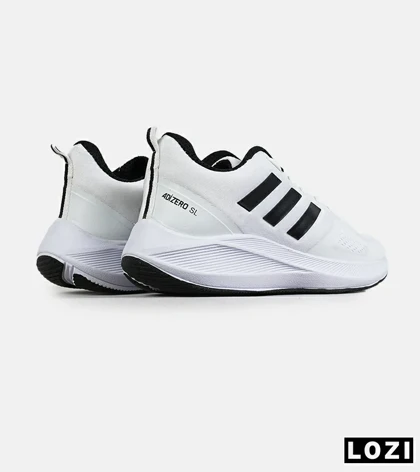 کفش کتانی مردانه و زنانه سفید مشکی ADIDAS adizero SL مدل 7634