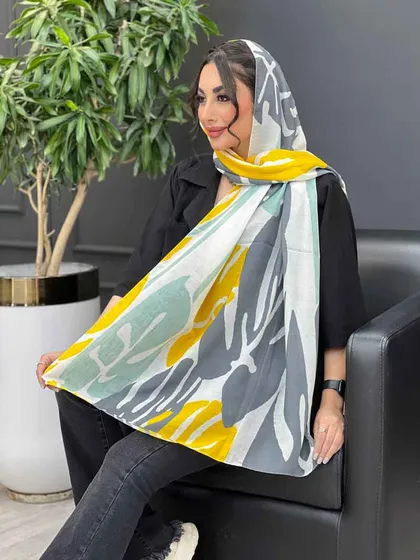 شال طرح برگ انجیری