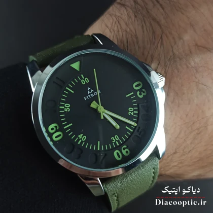 ساعت مچی مردانه بند چرم برند فیترون مدل Do1268
