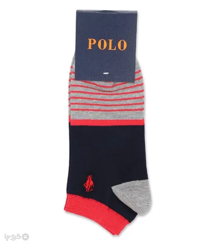 جوراب مچی گلدوزی کد 60003 طرح Polo