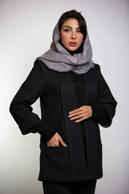 پالتو یقه شالی کشمیر