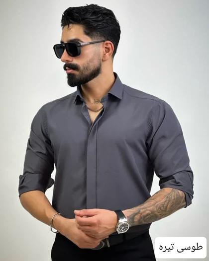 پیراهن پارچه ای ساده_کد4451