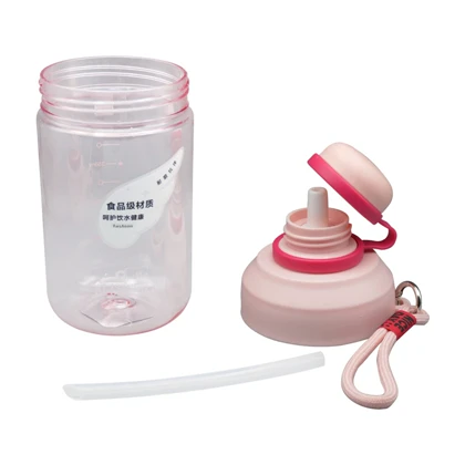 قمقمه ورزشی چاپ چاپ مدل Nice Day ظرفیت 0.65 لیتر