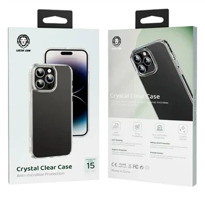 کاور شفاف گرین لاین Green Lion مدل GNCRYC15PCL مناسب iPhone 15 Pro