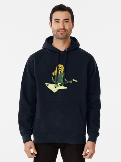 هودی متالیکا هودی metallica طرح Lover Gift Band Skeleton James Hetfield
