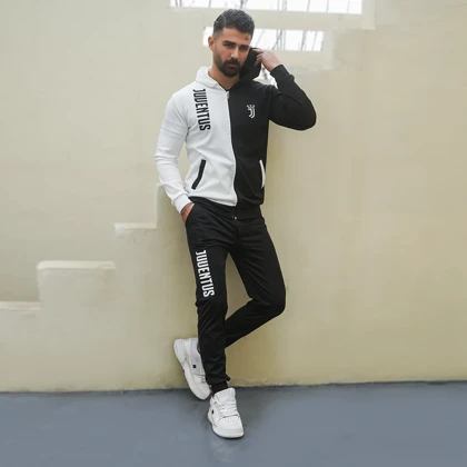 ست سویشرت شلوار یوونتوس مردانه مدل TOPAN ویژه