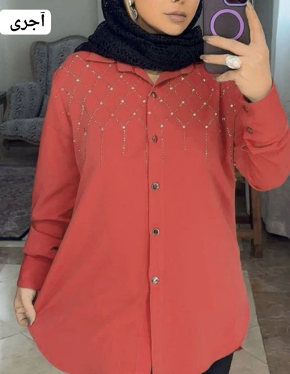 شومیز نگین‌دار کد 86561