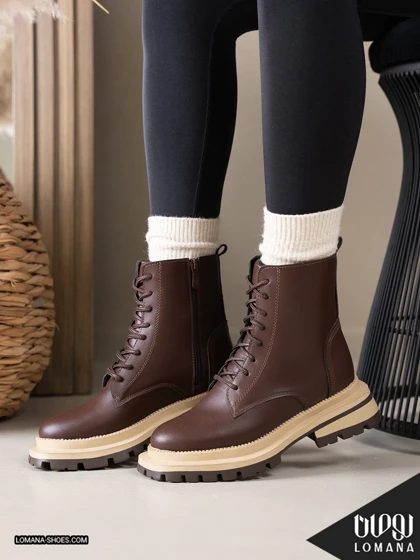 بوت بندی دورنگ لومانا - کد 2630