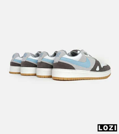 کفش کتانی مردانه طوسی سفید آبی نایک NIKE SB