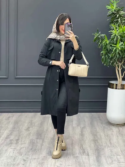 بارانی بلند بغل پاگن