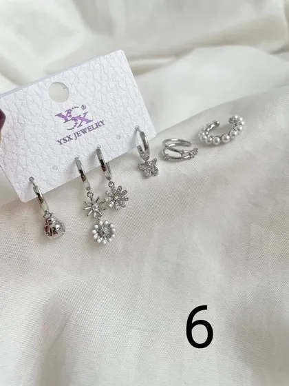 گوشواره پک 6 عددی
