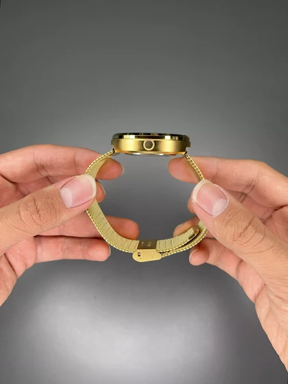 ساعت مچی استورم بند حصیری طلایی Storm