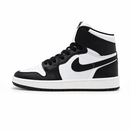 کفش و کتانی مردانه ساق‌دار مدل NIKE JORDAN 1 رنگ سفید مشکی کد 2440