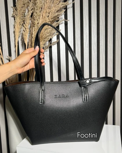 کیف زنانه چرم قایقی زارا 101 AM