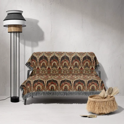 شال مبل ریش دار classic 397