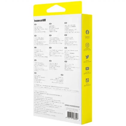 کابل تایپ سی 100 وات 5 آمپر باسئوس Baseus مدل CB000091 یک متری