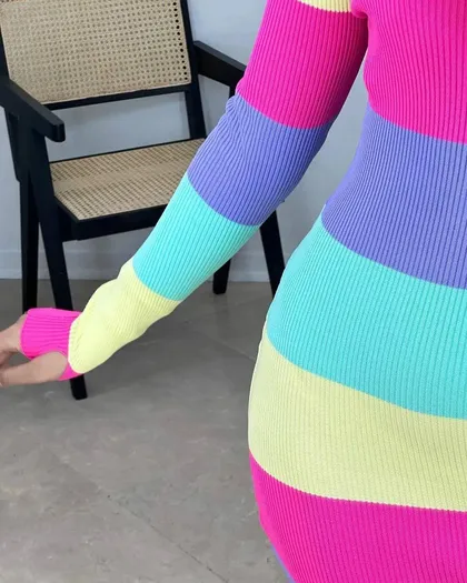 سارافون آب رنگی زنانه