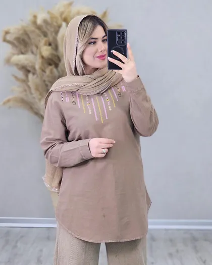 تونیک گلدوزی