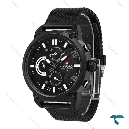 ساعت نیوی فورس مشکی NaviForce-7006-G