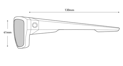 عینک آفتابی اسپای Dirty Mo 2 Matte Black Red Burst HD Plus Rose Polar W Red Spectra