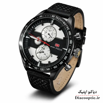 ساعت مچی مردانه اورجینال موتور ژاپن برند مینی فوکوس سه موتور مدل Mf0002G.03 بند چرم