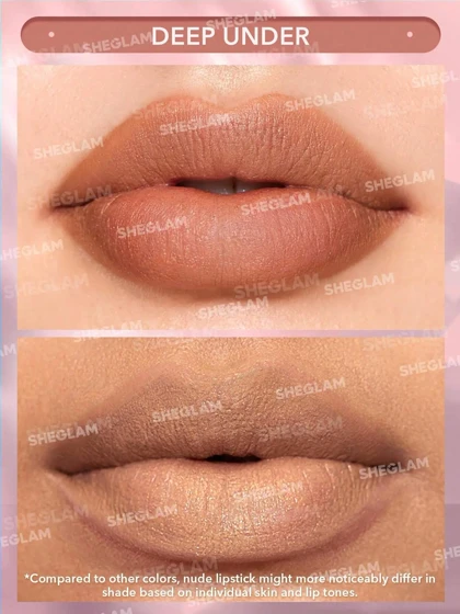 رژ لب شیگلم رنگ SHEGLAM Starlight Velvet Lipstick – Deep Under