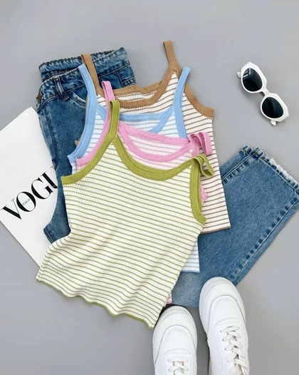 تاپ دوبنده راه راه کد 3997