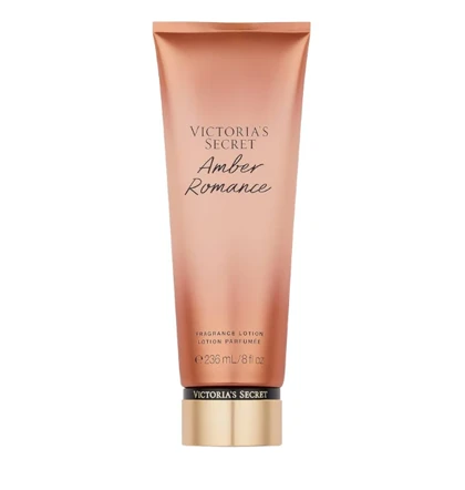 لوسیون بدن ویکتوریا سکرت مدل Victoria's Secret amber romance حجم 236 میلی‌لیتر