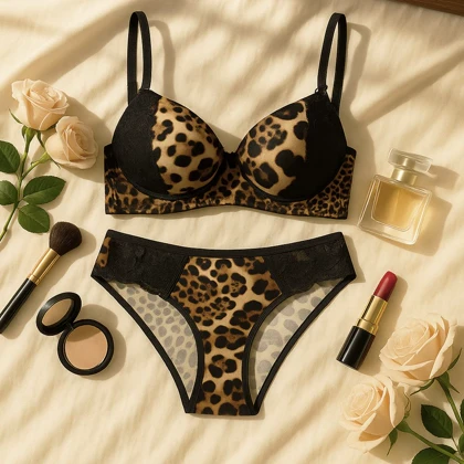 ست اسفنجی پوش آپ فنردار پلنگی کد 5571-3