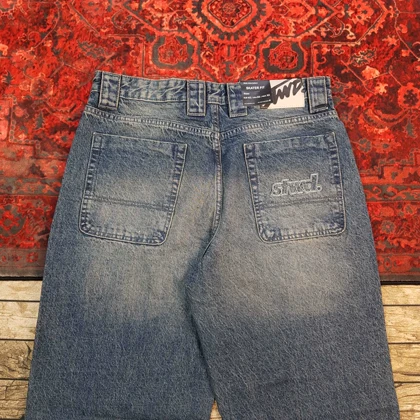 شلوار جین فول بگ مردانه pull & bear کد 344