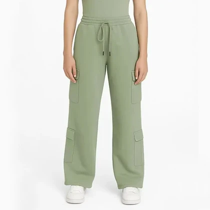 شلوار کارگو ریلکس فیت زنانه - 15241437