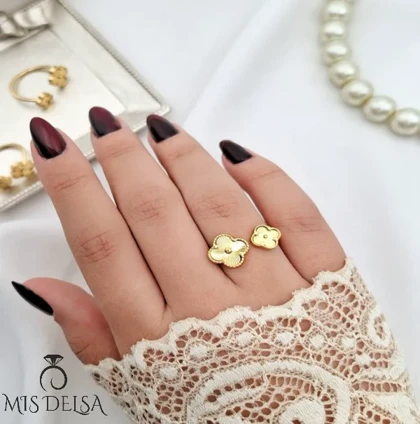 انگشتر ونکلیف طلایی