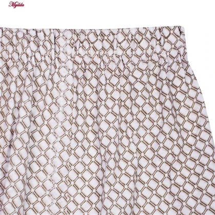 شورت مردانه طرح لوزی قهوه ای ماییلدا کد 3426-1-2