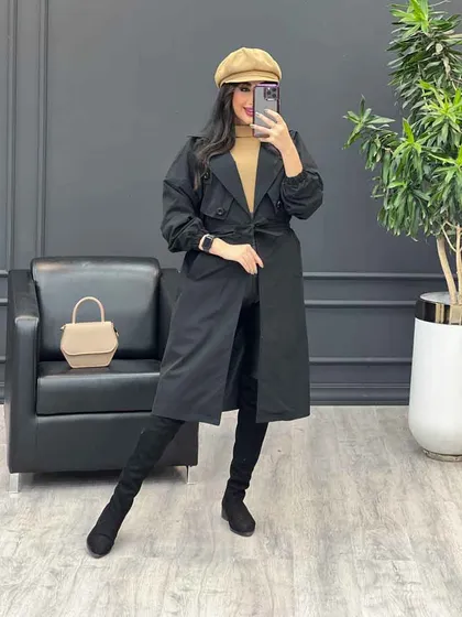 بارانی بلند دو ژیله