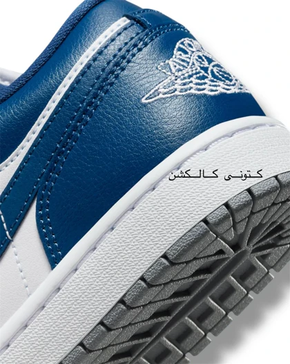 کتانی ویتنامی نایکی ایر جردن وان لو بدون ساق فرنچ بلو Nike Air Jordan 1 Low Stealth French Blue