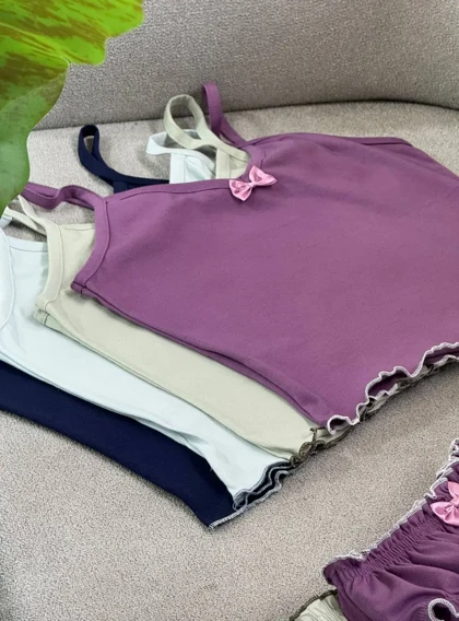 ست تاپ و شورتک زنانه ملوس