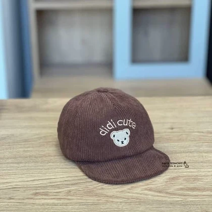 کلاه نقابدار نوزادی مخمل تدی