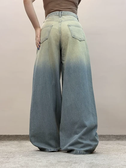 شلوار جین فولبگ کثیف شور ترک بروسو