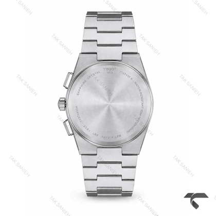 ساعت تیسوت مردانه PRX سه موتوره کورنوگراف سیلور صفحه سرمه ای Tissot-10781-G